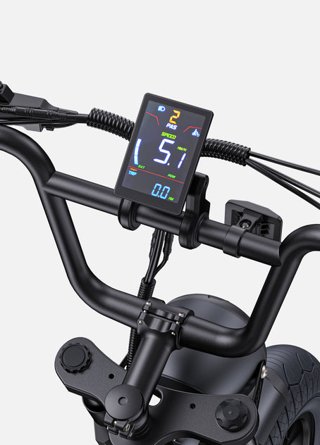 Rower elektryczny w stylu motocykla M1